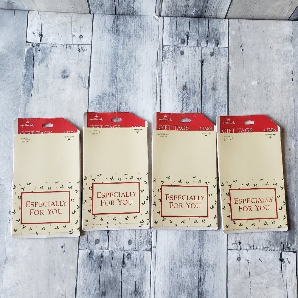 Hallmark - Set of 16 Gift Tags Especially For You and Holly